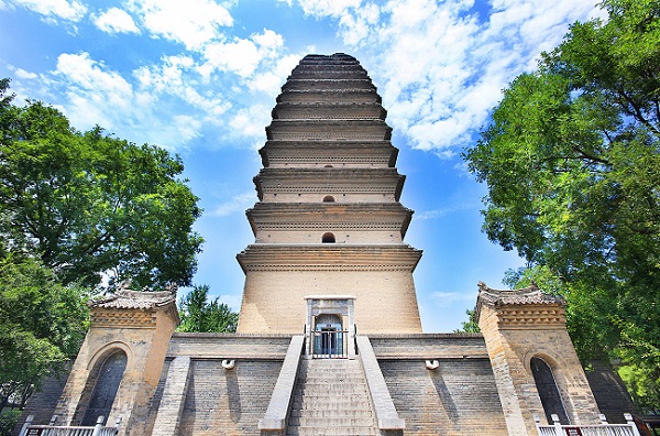 Малая пагода диких гусей Сяояньта Small Wild Goose Pagoda