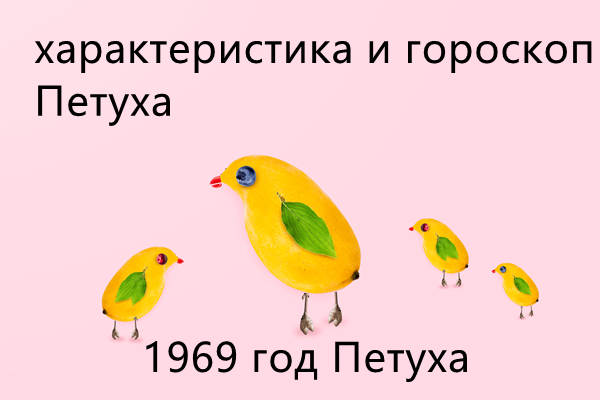 1969 год Петуха